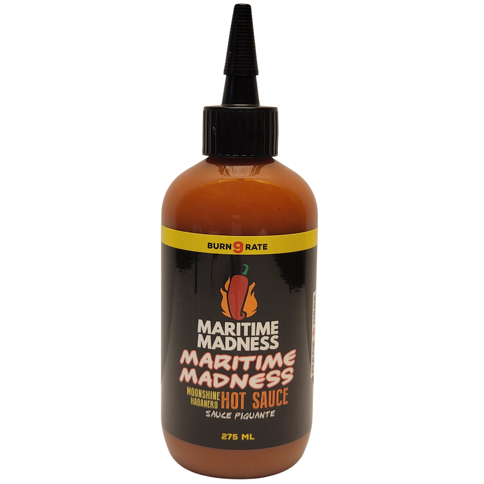 Maritime Madness Moonshine Habanero Hot Sauce Curly's Canteen